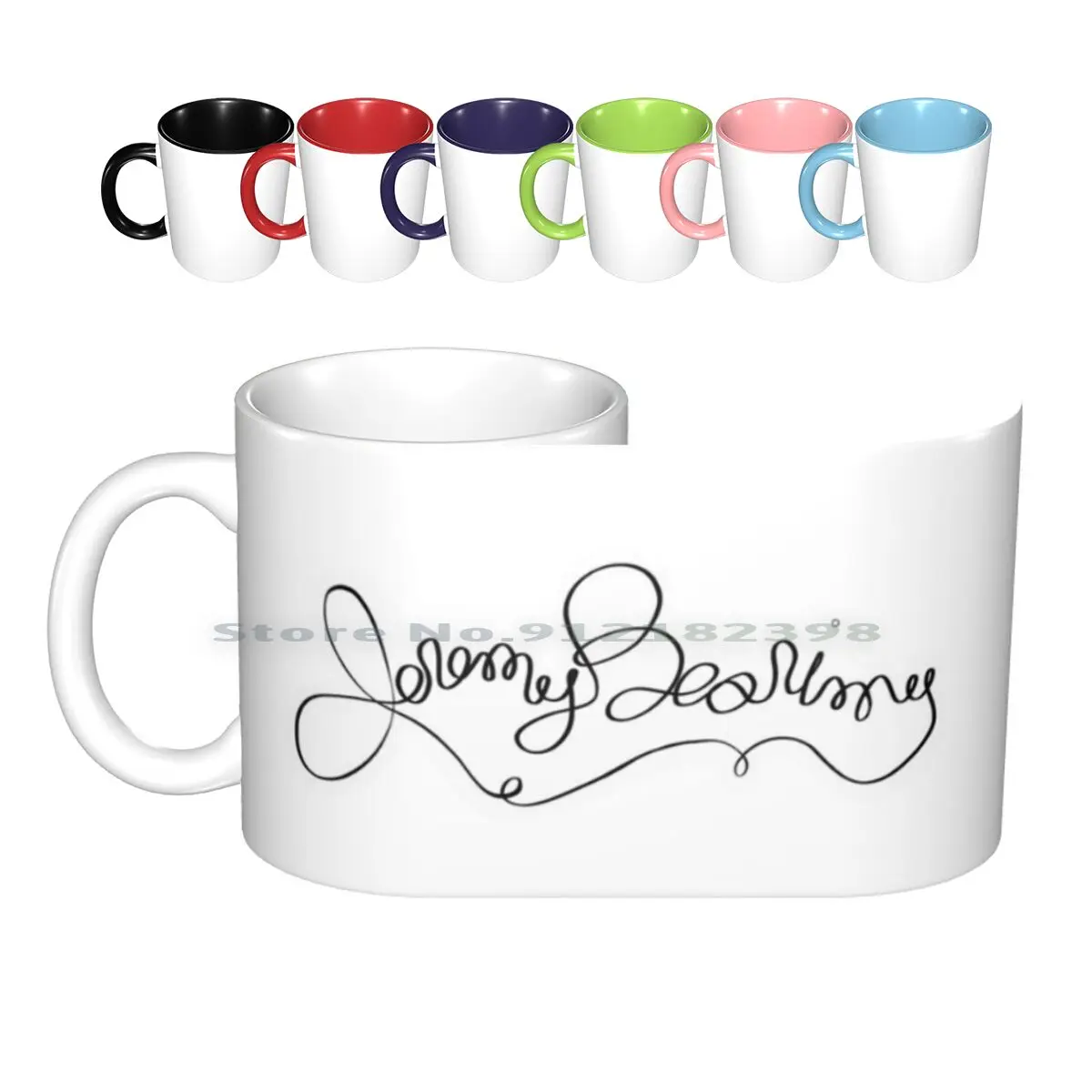 

Jeremy Bearimy Ceramic Mugs Coffee Cups Milk Tea Mug Tgp The Good Place Creative Trending Vintage Gift Bottle Cup