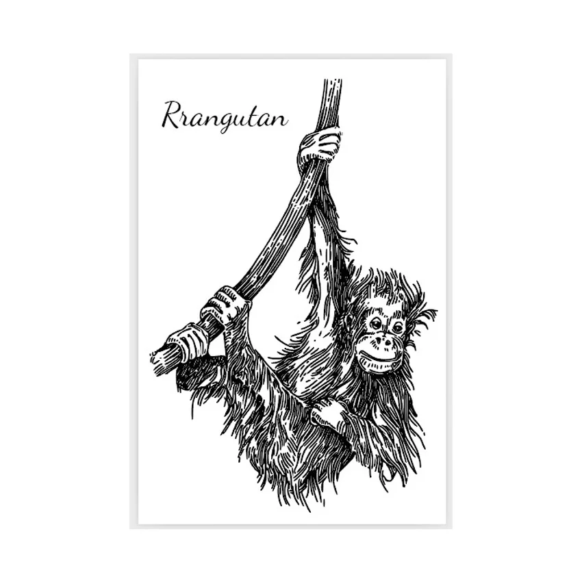 

Lovely Monkey Craft Transparent Silicone Stamp for Scrapbooking DIY Photo album Card Making Decorative Clear Stamp Sheet
