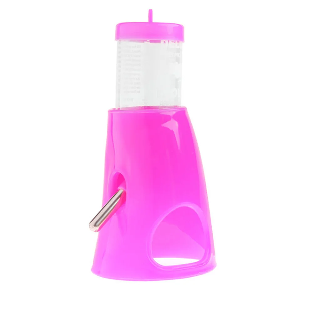80ml 2 In 1 Hamster Water Bottle Auto Drinker Guinea Pig Feeder Dispenser with House Bottom Holder Little Pet | Дом и сад