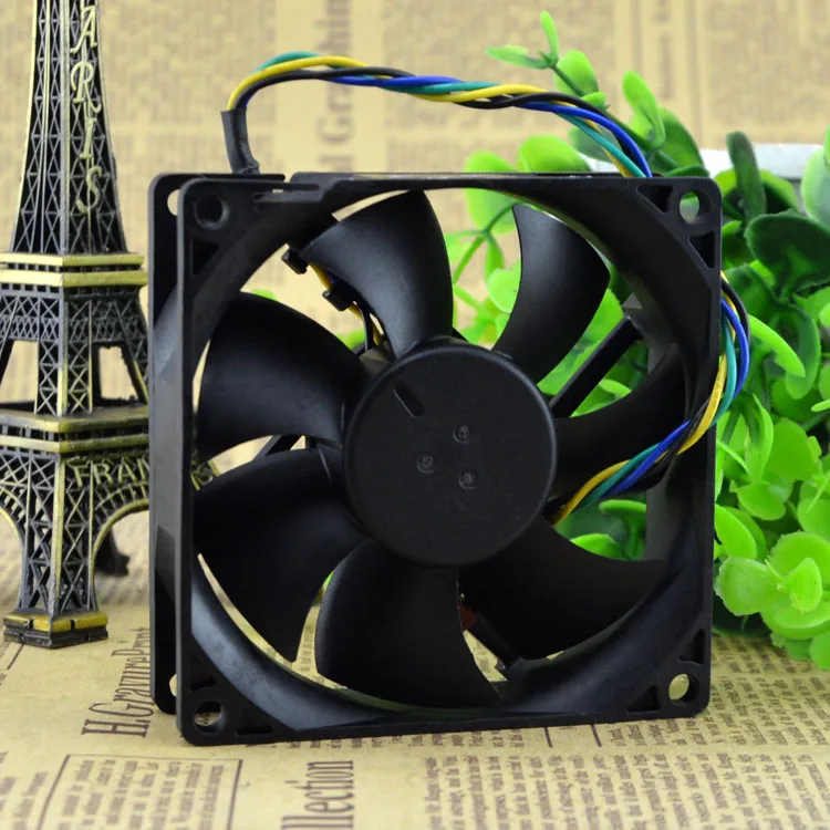 

NEW 8cm8025 12V0.65A4PWMPVA080G12Q Motor protection cooling
