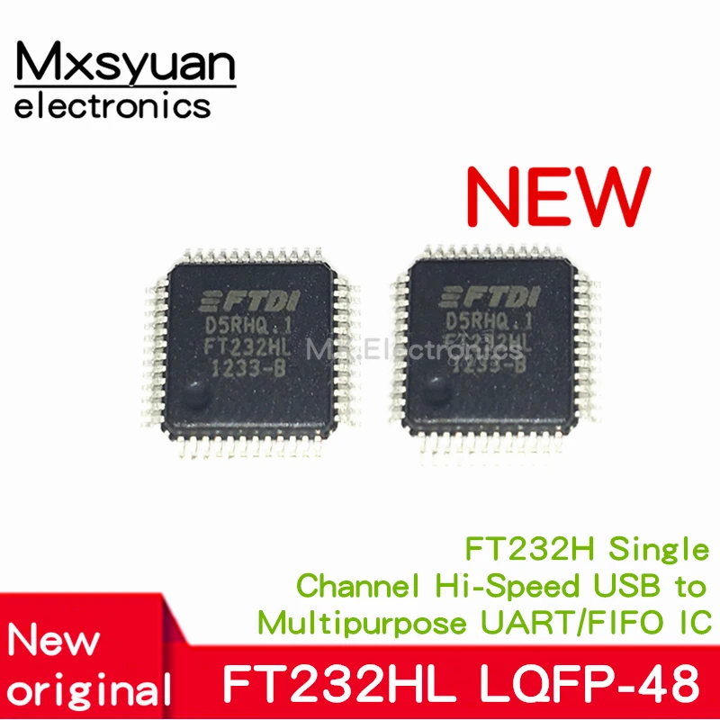 

5 шт./партия, новый оригинальный USB-чип FT232HL FT232 QFP48