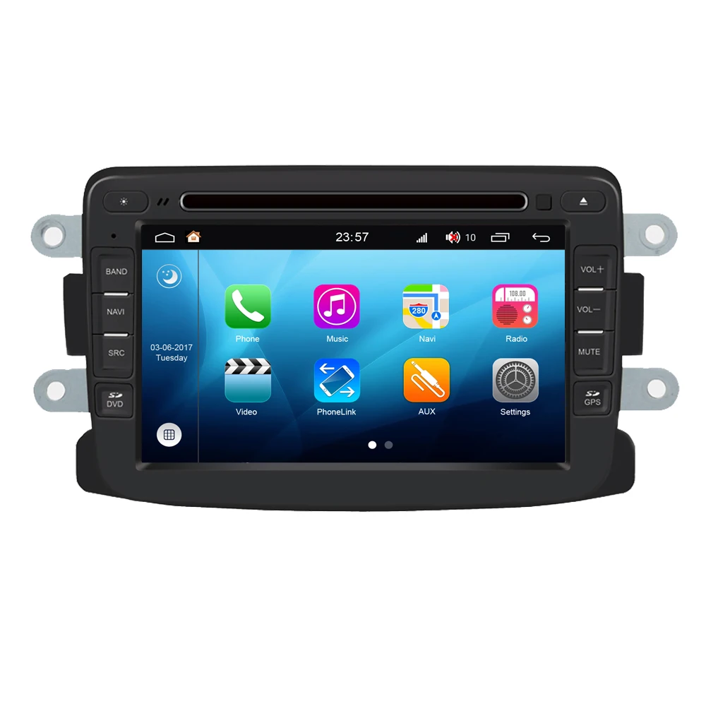 Автомобильная Мультимедийная система RoverOne Android 8 0 для Renault Dacia Dokker Duster Logan Sandero
