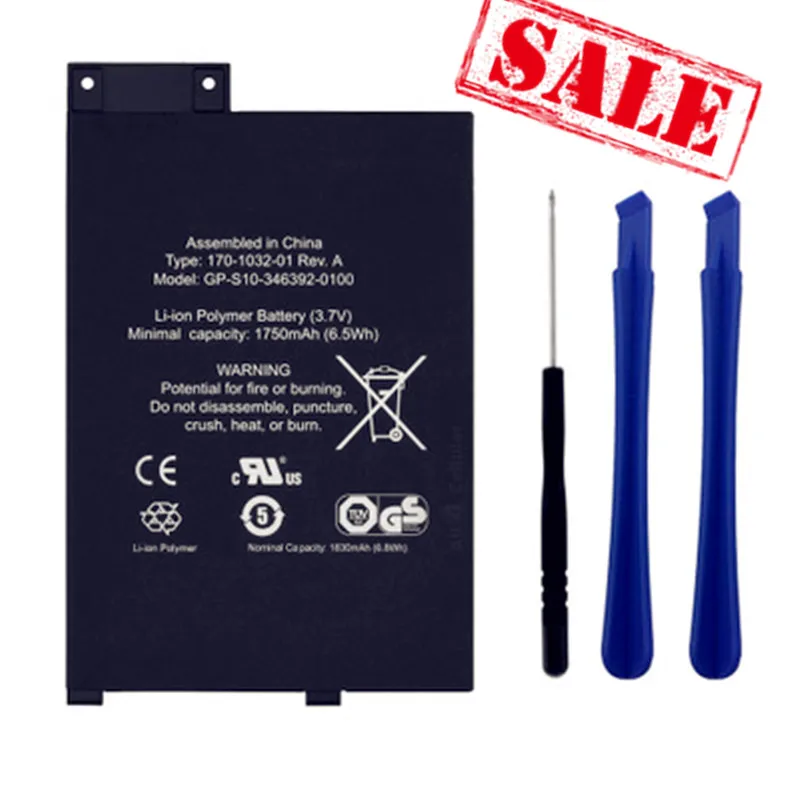 Аккумулятор 170-1032-00 1830 мА · ч для клавиатуры Amazon Kindle 3 III D00901 графит 170-1032-01 GP-S10-346392-0100