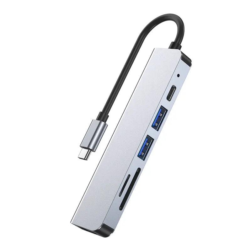 USB C-хаб Mosible для HDMI-совместимый адаптер VGA Rj45 100 м док-станция OTG Thunderbolt 3 с PD TF SD jack3.5