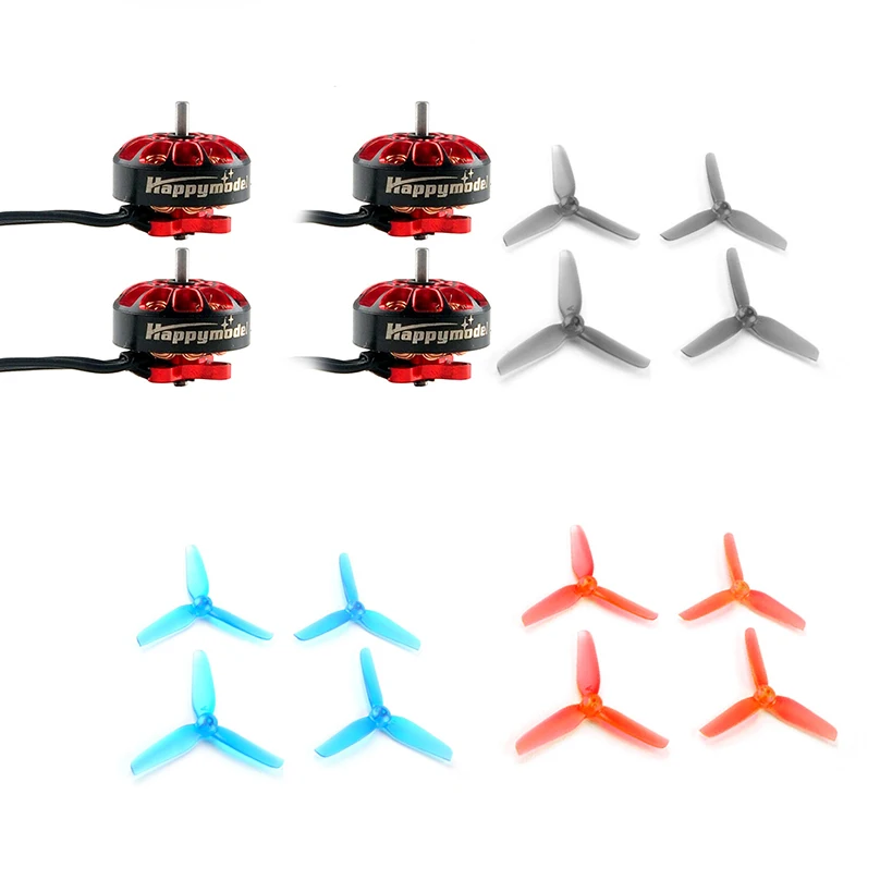 

Happymodel EX1203 1203 6200KV 2-3S Brushless Motors with 2.5inch 65mm PC Propeller for Toothpick Drone Larva X HD DIY FPV Kit