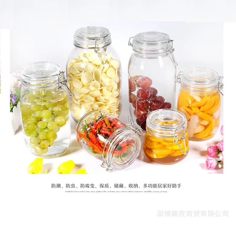 Стеклянная герметичная банка Лимонный Мед варенья сосуд чай ферментация бутылка