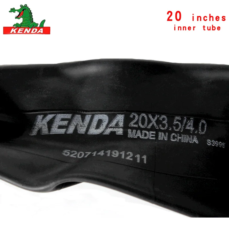KENDA bicycle inner tube 20*3.5-4.0 AV tyre beach bike tire Bicycle parts 20 inch city fat tyres snow tires | Спорт и развлечения