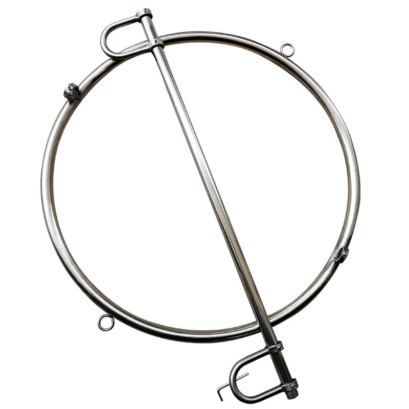 Металлический тяжелый яркий бондаж из нержавеющей стали ошейник для собак