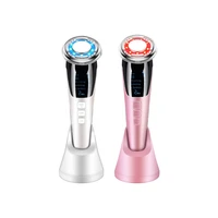 ems hot and cold photon beauty device skin rejuvenation anti aging led blue red light therapy face lifting massager skin care