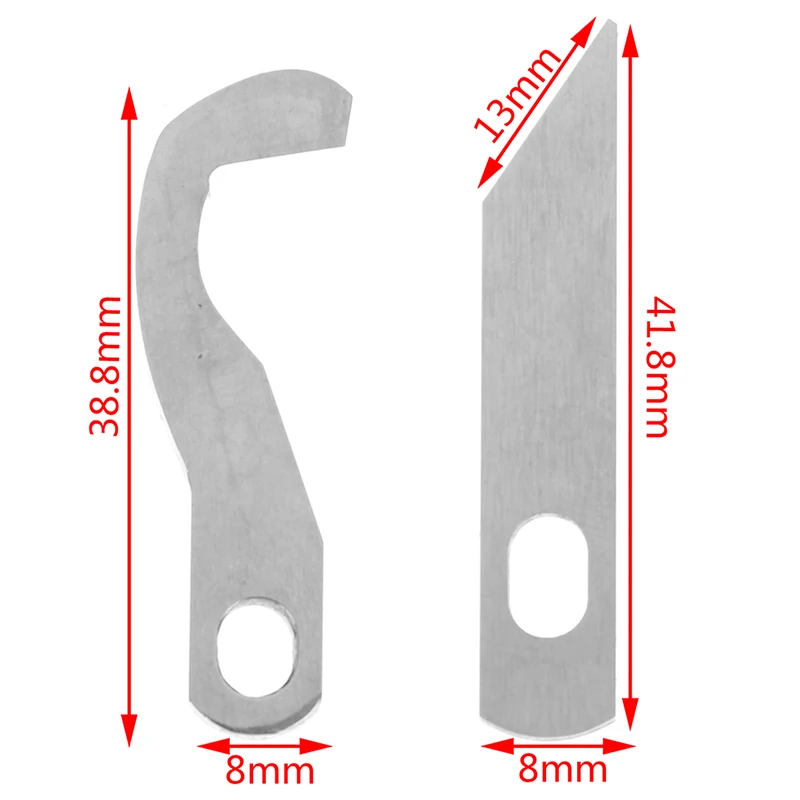 

2pcs/set Knife Overlock Blade - Upper And Lower Compatible For 925D 929D 1034D XB0563001+ X77683001 5BB5014