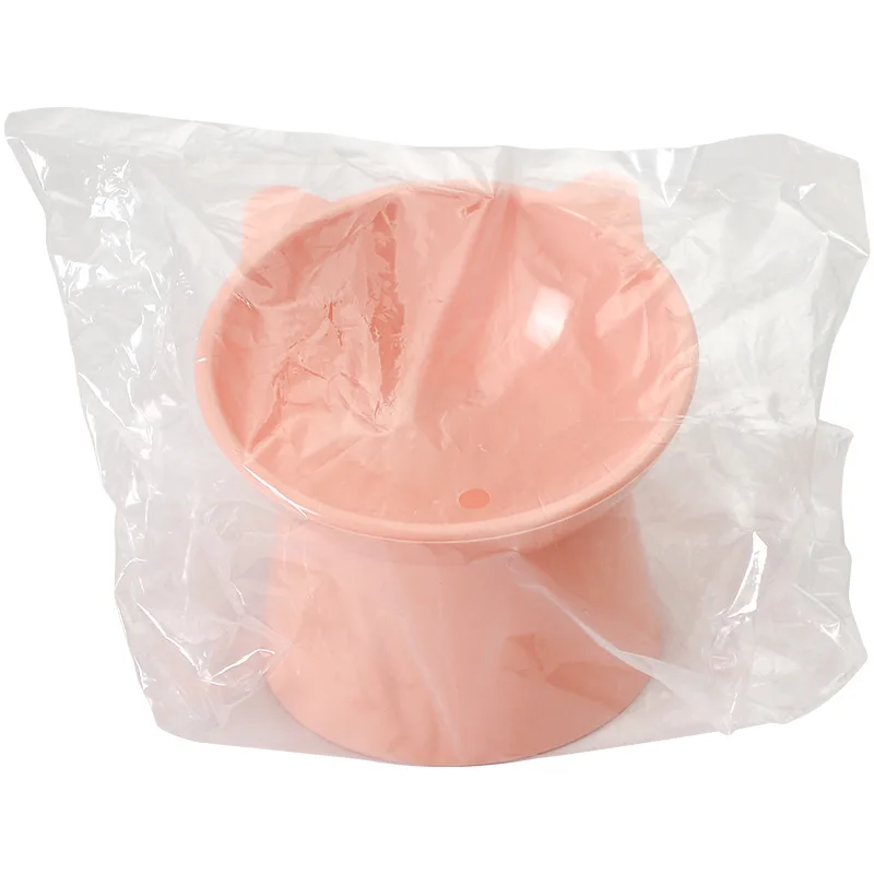 

Cat bowl high foot cervical spine double bowl basin oblique mouth flat face cat food bowl food bowl cat water bowl pet dog bowl