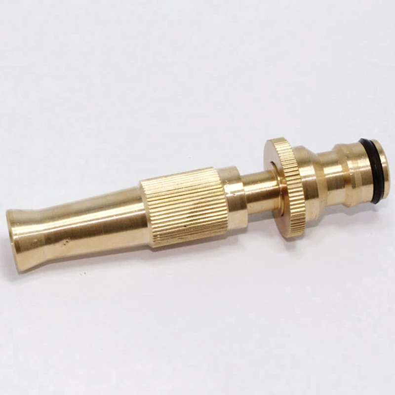 

4 Piece Spray Nozzle Brass Adjustable Copper Straight Connector Spray Nozzle for Home Park Garden Windows in Yard