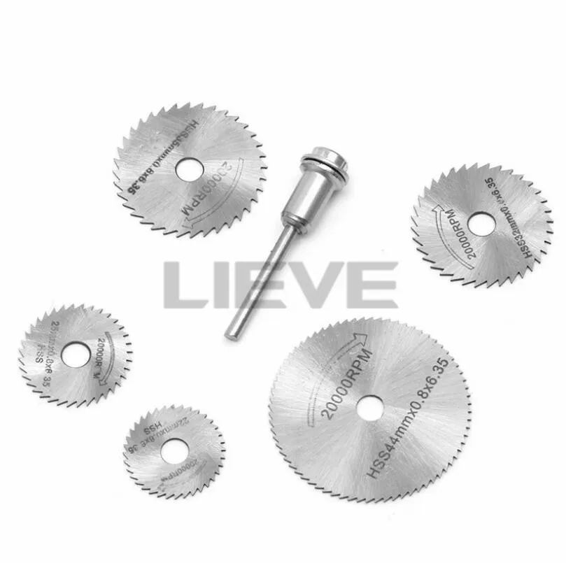 7 шт./компл. мини Высокоскоростная стальная пила паутина круговое роторное