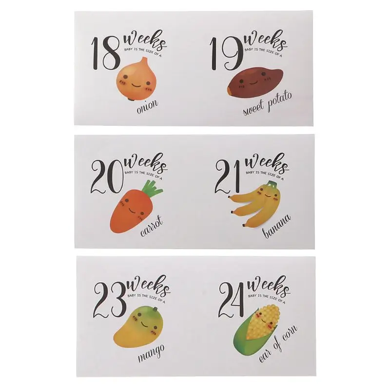 

W3JF 28 Pcs Pregnancy Weekly Belly Growth Stickers Maternity Week Sticker - Pregnant Expecting Photo Prop Keepsake