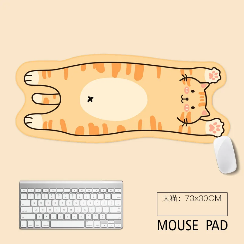 

Rubber Mouse Pad Cute Cat Bear Pattern Anti-Slip Mice Pad Comfortable Waterproof Mat for Laptop PC Computer Pad Game Mousepad