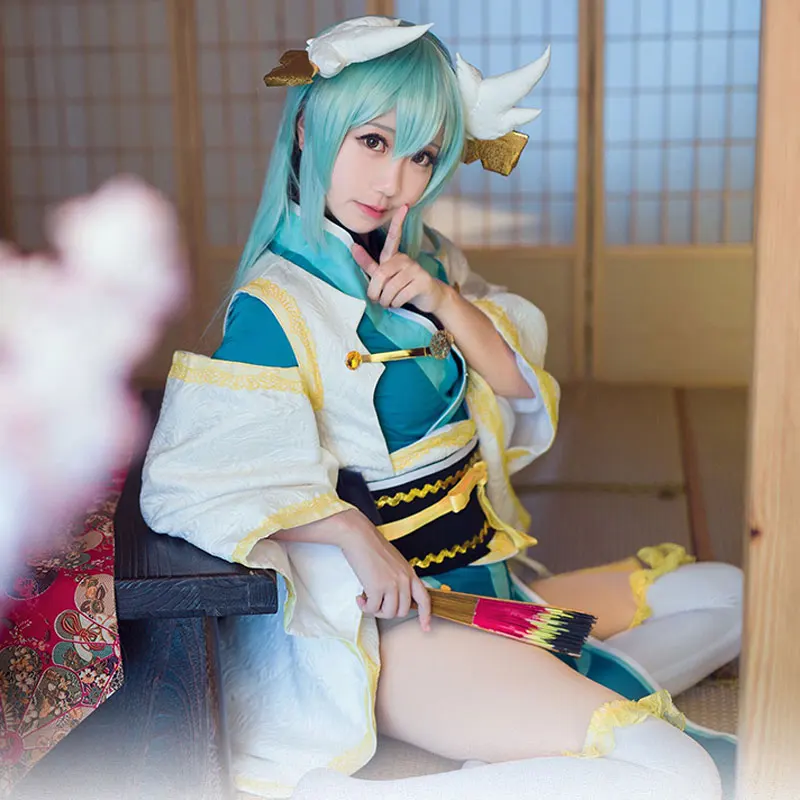 

Game FGO Cosplay Fate/Grand Order Kiyohime Stage Costume Women Dress Fate Cosplay Halloween Christmas Costume Kimono
