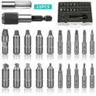 22 шт., набор поврежденных винтов для удаления сломанных винтов