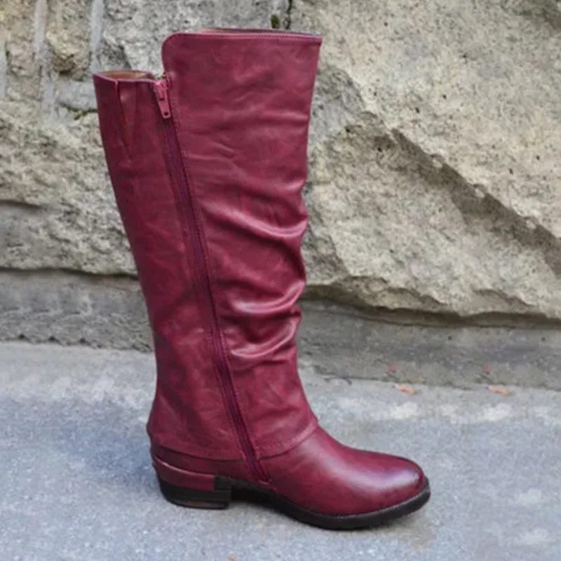 VIP Leather Women Boots Winter with Snow Female Work Casual Shoes Sneaker High Top Rubber Mid-Calf | Обувь