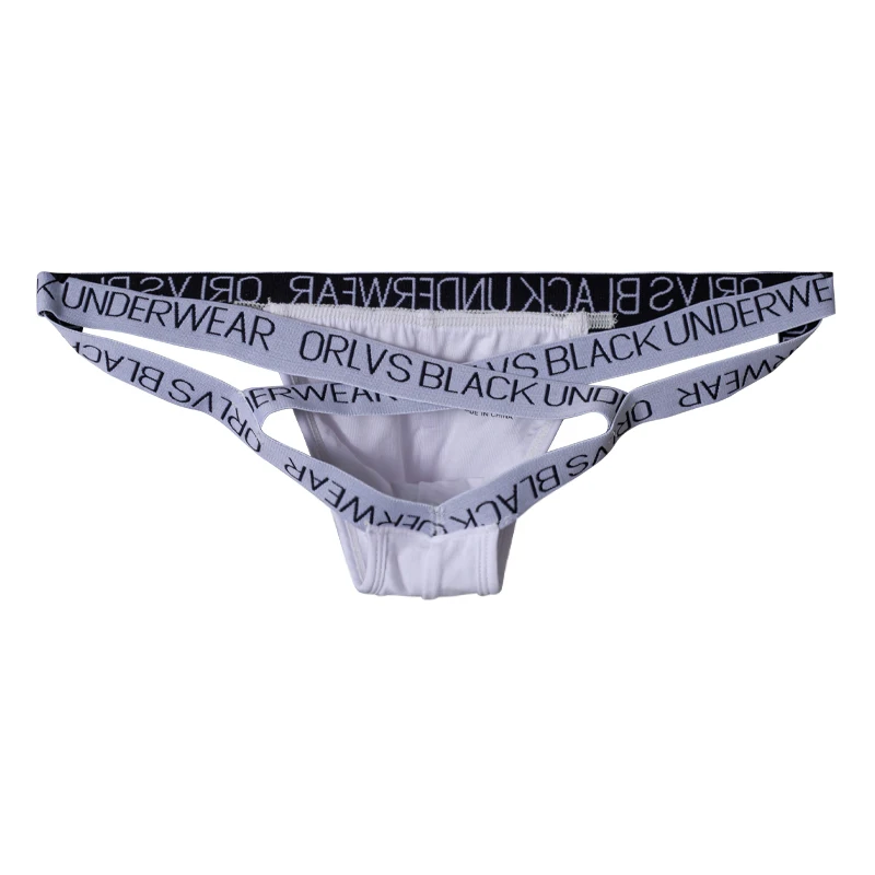 

ORLVS Cross Strap Gay Thongs Men Sexy Underwear Jockstrap Modal Soft Mens G-String Comfortable Bikini Sissy Low Waist OR6104