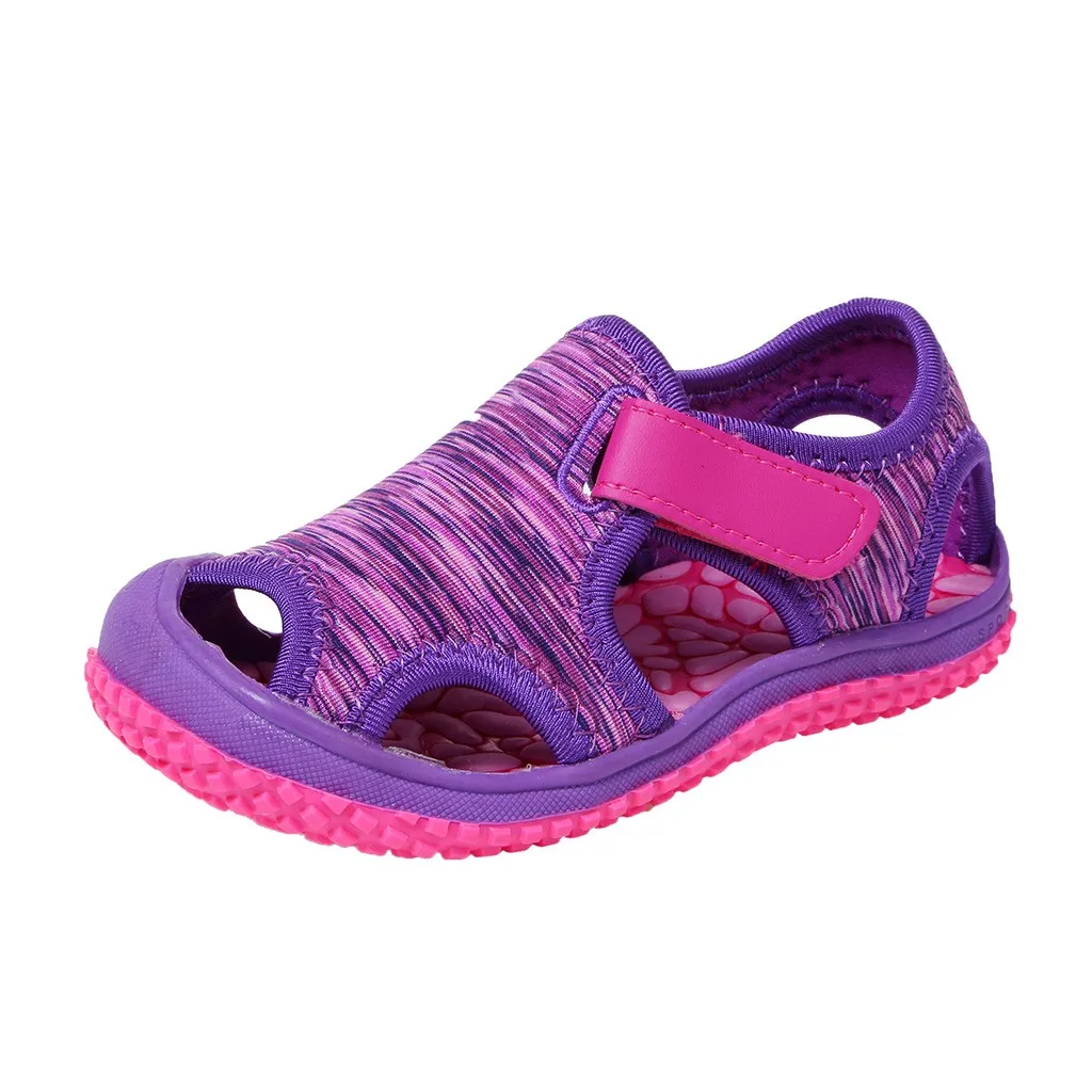 Summer Kids shoes Baby Girls Boys Sandals Children Beach 2021 New Toddler Outdoor Sneakers Soft Anti-collision Shoes |