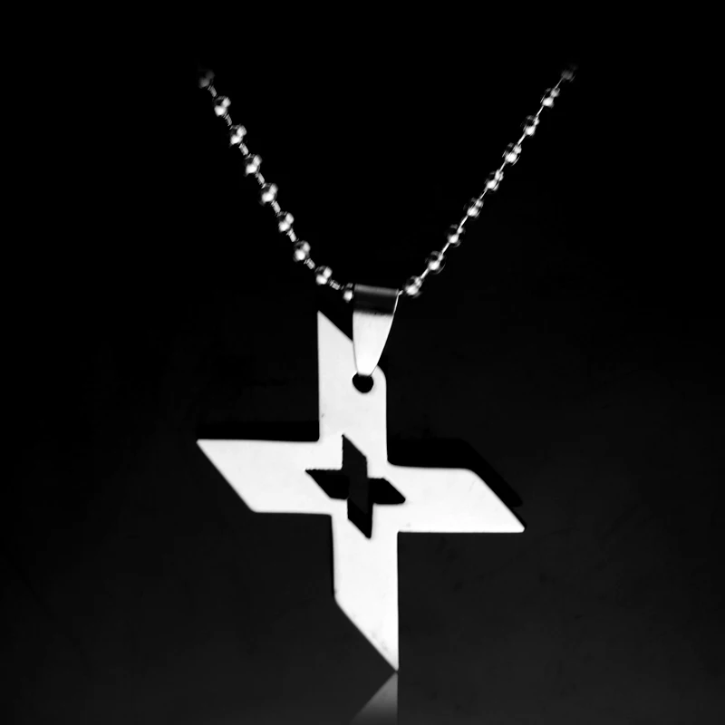 X-men Росомаха Логан матовый стальной двойной Dog Tag кулон ожерелье - Окраска металла: ball chain