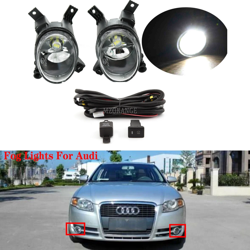 Противотуманные фары для Audi A4 S4 / Avant B7 2005 2006 2007 2008 передние противотуманные A3 04 13 led