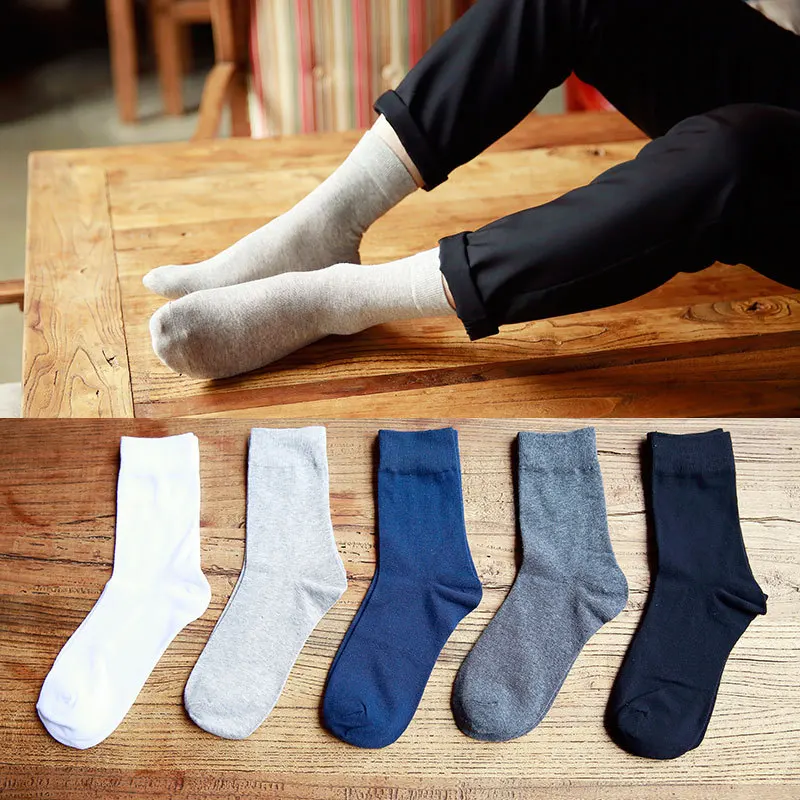 

Fashion Athletic Breathable Man's Cotton Socks Casual Dress Deodorant Socks Compression Harajuku For Happy Man Business Socks