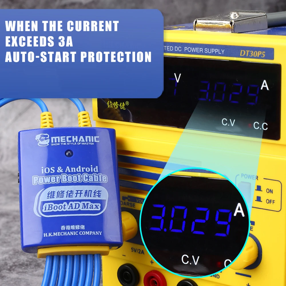 Контрольный кабель блока питания MECHANIC IOS/Android для iPhone 6/7/8/X/XS MAX/11/11Pro Samsung Huawei Oppo Xiao |