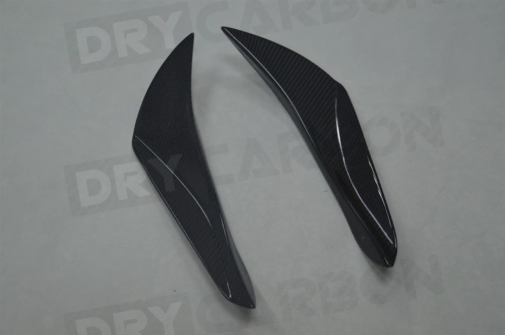 Beli 4 Buah Serat Karbon Mobil Depan Bumper Splitter Canard Pisau Udara Dikelilingi Untuk Toyota GT86 Untuk Subaru BRZ 2014-2016 J Style FRP