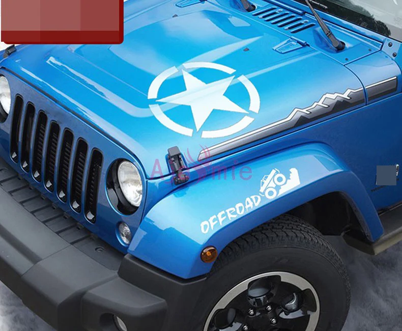 Стайлинг автомобиля армейская звезда Крышка корпуса двери крышка топливного