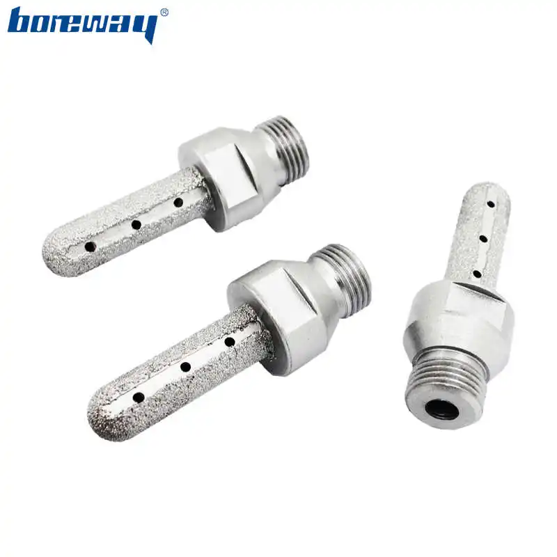 Boreway Поставка кусок D15 * 50T 1/2 &quotG алмазной вакуумной пайки Циклон палец грубой