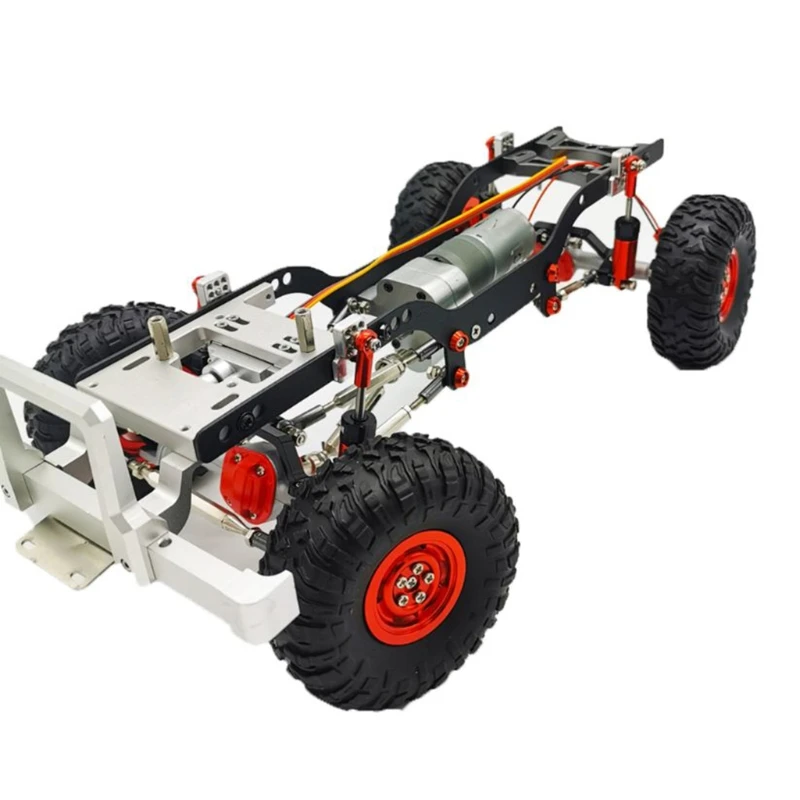 

4pcs/set Upgrade Metal Wheel Rubber Tyres Spare Parts for 1/16 WPL C24 C34 B16 B36 Q63 Q65