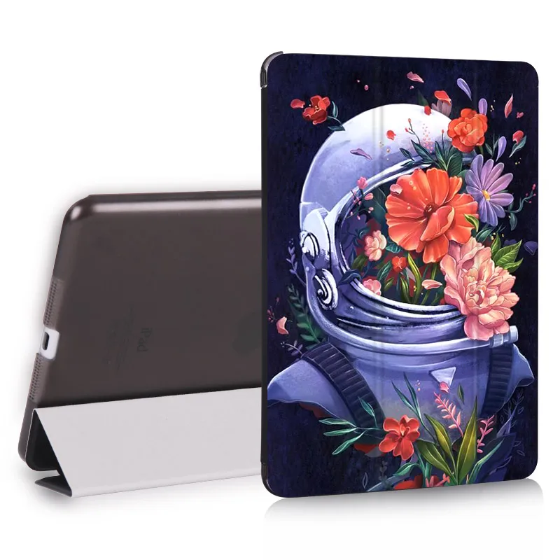 For iPad 9.7 2018 Case Fashion Flower Pattern Tablet Smart Cover 2017 Air 2 Mini 4 5 2/3/4 ipad 7th Pro 2020 | Компьютеры и офис