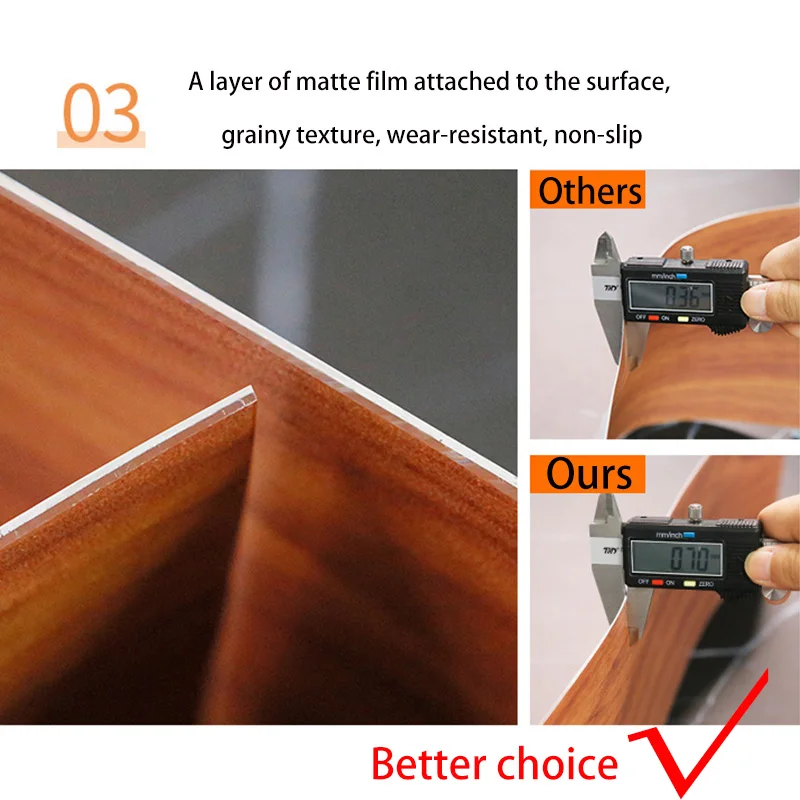 10Pcs Floor Sticker Waterproof PVC Wood Texture Decorative Tile Stickers Home Board Decor Bedroom Living DIY Room Renovation