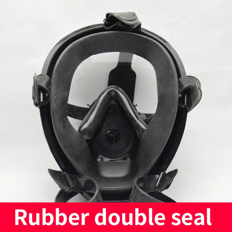 Chemical Industrial Respirator Gas Mask Full Face Painting Spraying Mask Gas Bottle Filter Activated Carbon Replace Mask