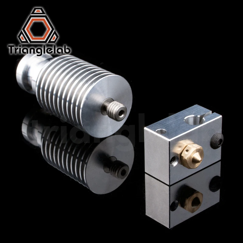 Trianglelab V6 Hemera HOTEND Heatbreak 40 Вт 12 В/24 В для 3D принтера CR 10S V2|Детали и аксессуары