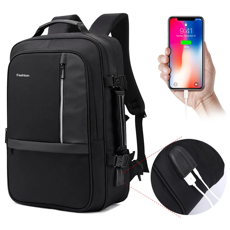 Большой рюкзак с защитой от кражи для мужчин и женщин дорожная сумка ноутбука 17