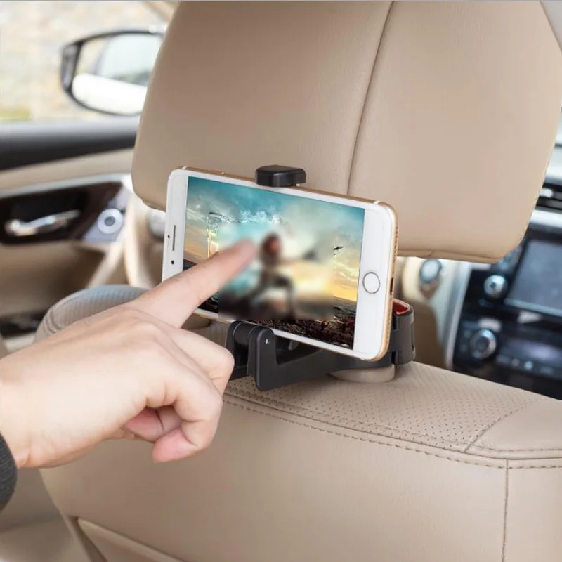 Car bracket Cell Phone Holder Stand Clip Tool Auto Headrest Seat Back Hook dropship | Автомобили и мотоциклы
