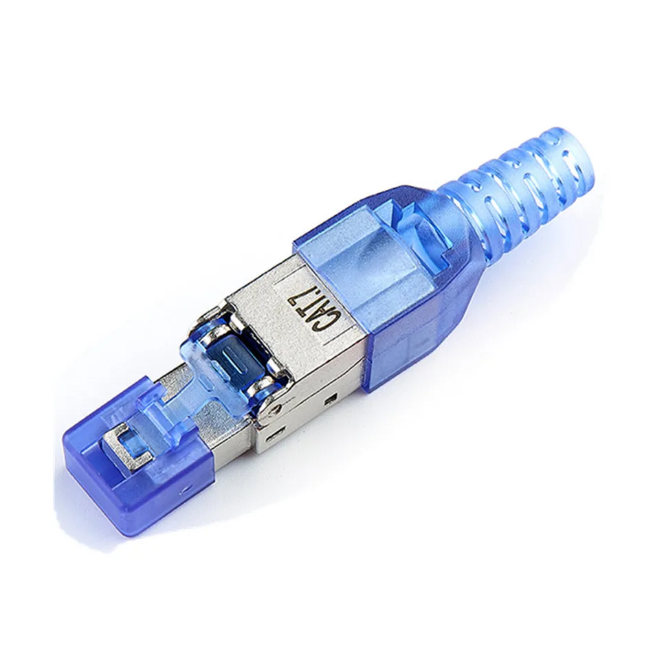 RJ 45 Cat 7 разъем Ethernet штекер Rj45 кристальная головка CAT7 экранированный 10G сетевой