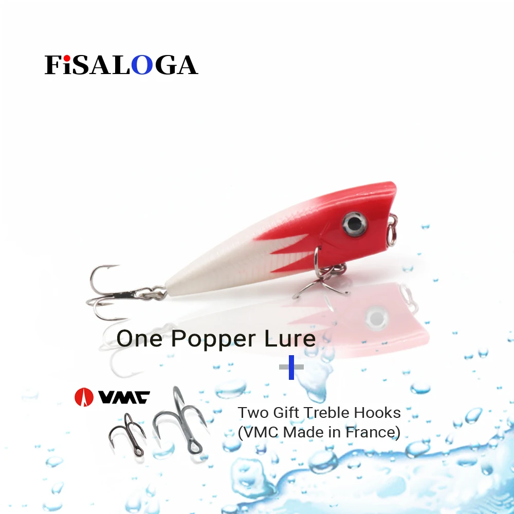 Poper рыболовные приманки мини ходунки 6 г 65 мм плавающие воблеры FiSALOGA Bass форель