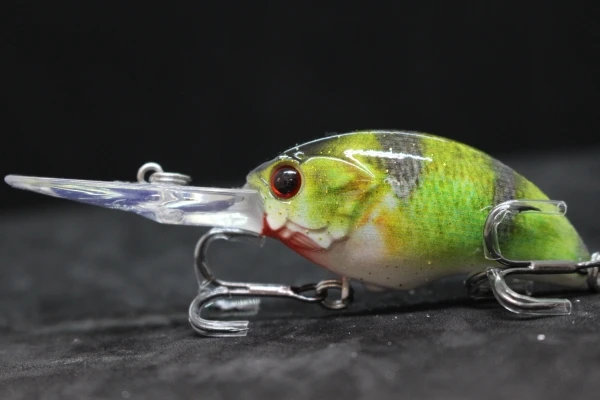 HC733X440 wLure 11g 8.5cm Deep Water Real Skin Painting Tight Floating Crankbait Cutting Blade Treble Hooks Fishing Lures HC733 - Цвет: HC733X440