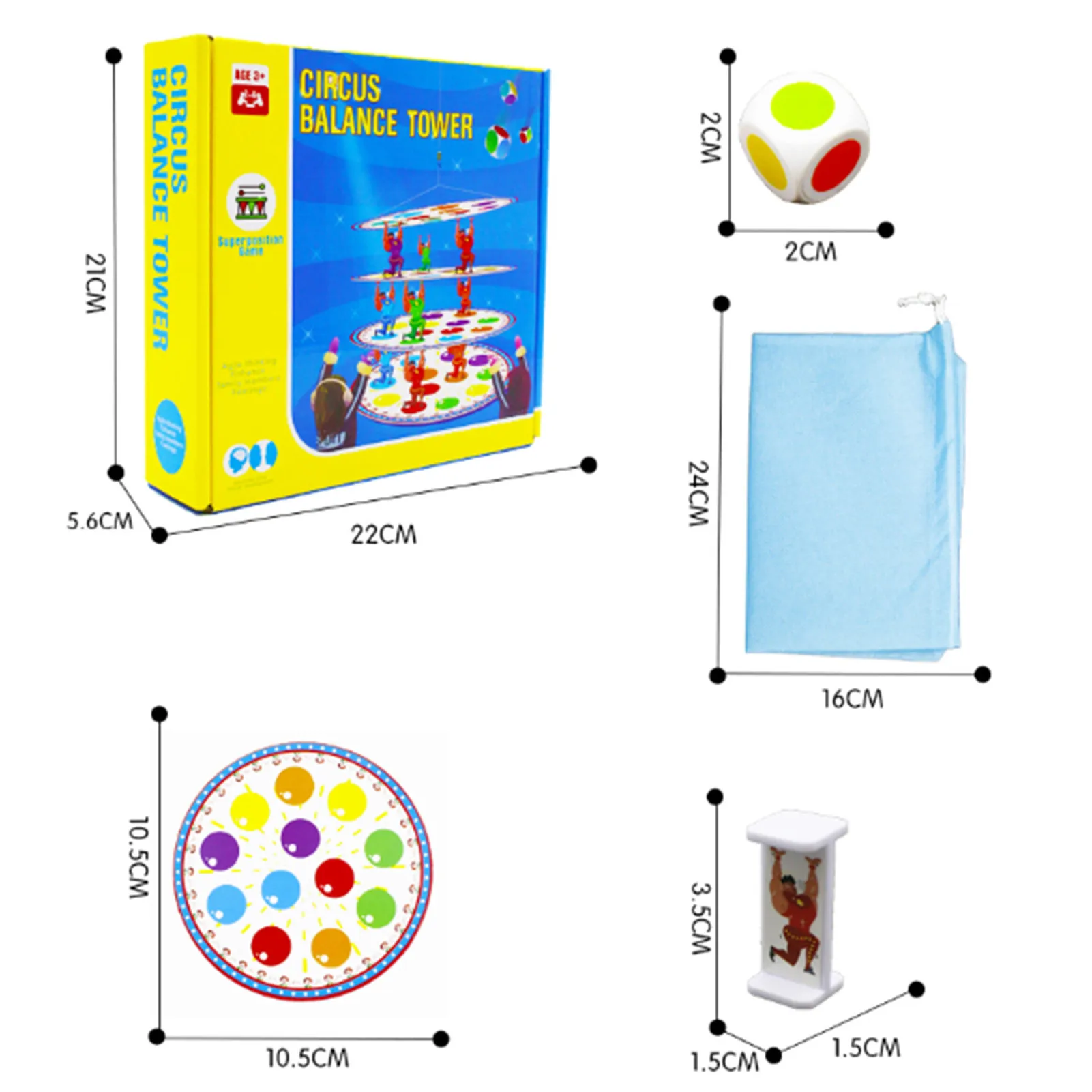 

Circus Balance Tower Early Education Concentration Children Educational Toys Parent-child Interactive Brain Toys