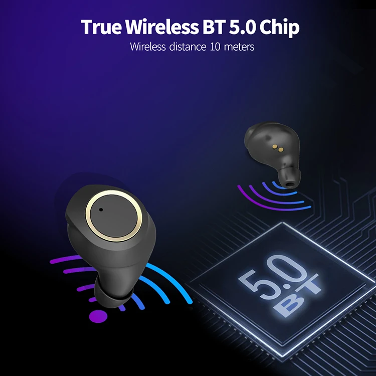 

2019 New Double Ear W1S BT Earbuds TWS Wireless Realtek RTL8763 Headset Sport