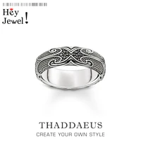 band ring maori tattoosethno fine jewerly for women men2021 autumn brand new cultural ornament gift in 925 sterling silver