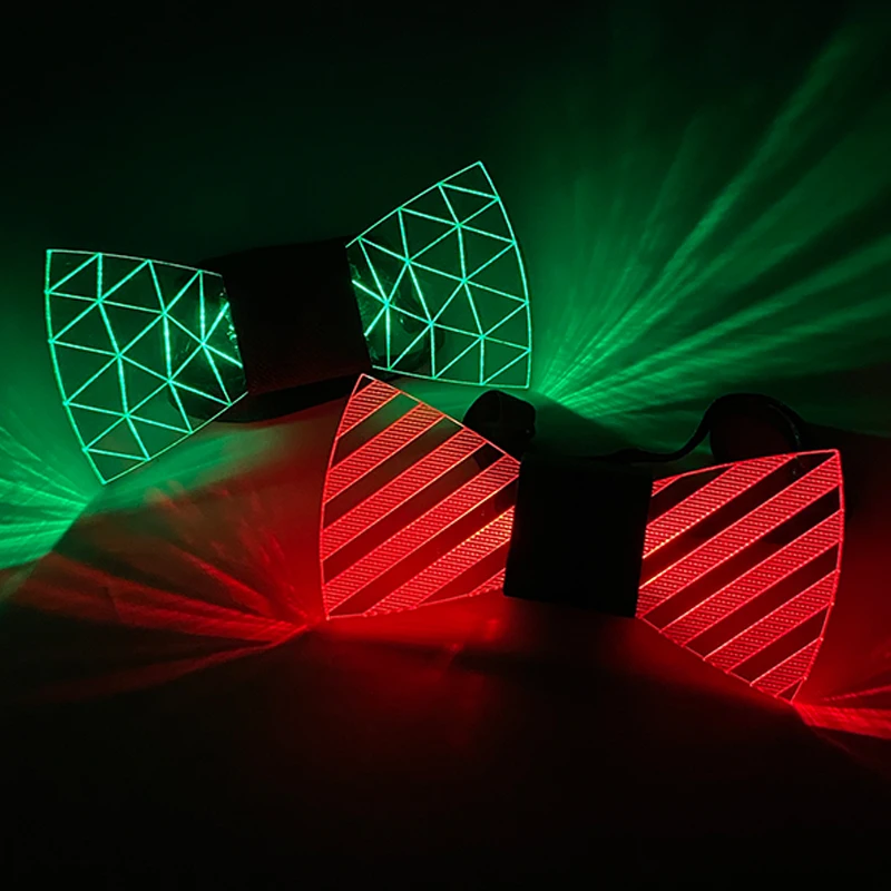 Светодиодный светильник подарок для Для мужчин светодиодный галстук-бабочка