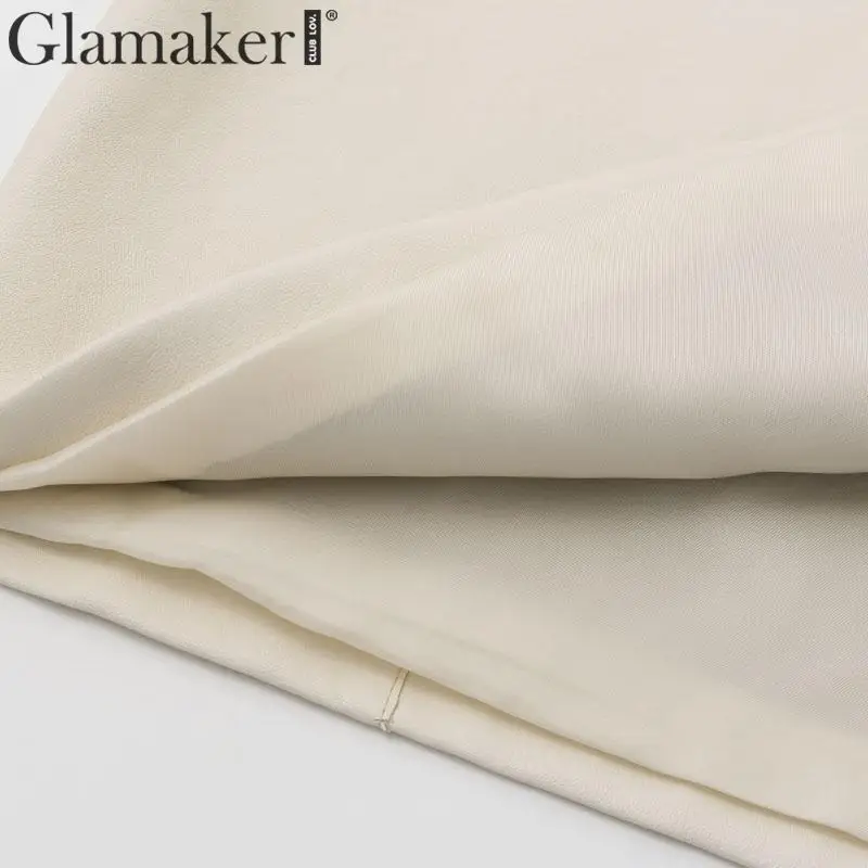 Glamaker искусственная кожа однотонная зимняя короткая куртка кожаная женская с длинным рукавом Осенняя искусственная куртка с карманом женская уличная кожаная куртка