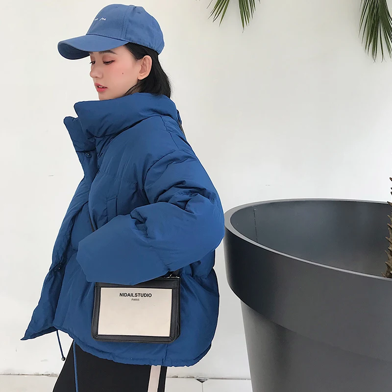 

Пуховик женский зимний, черный, синий, белый