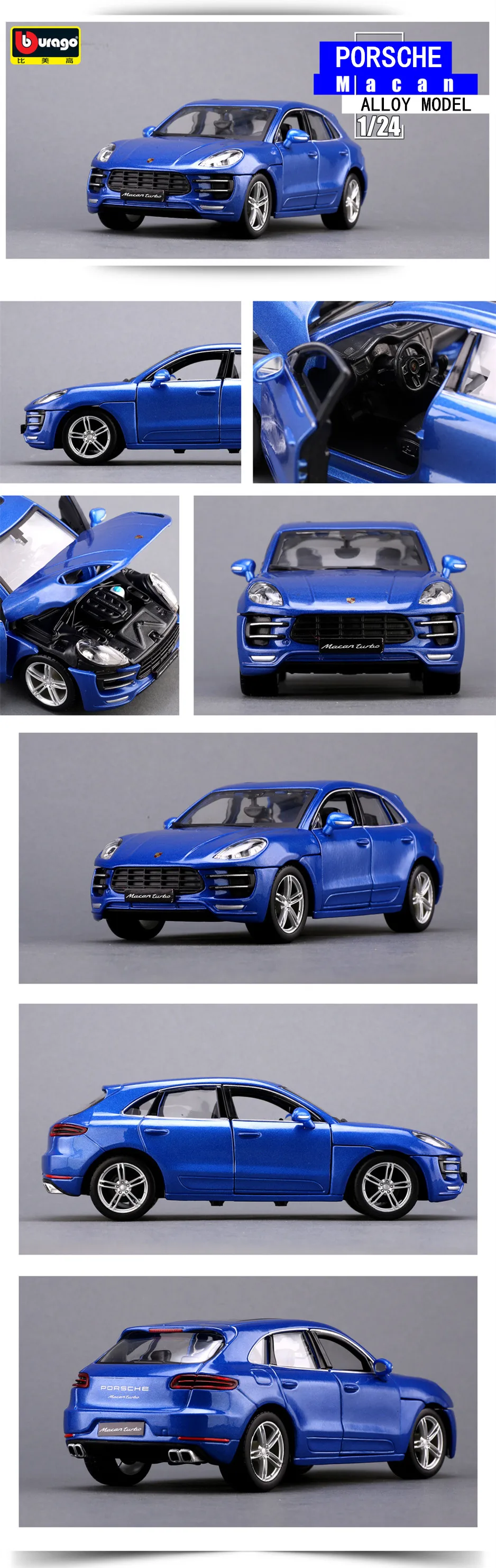 Bburago 1:24 Porsche 718 BOXSTER имитация сплава Модель автомобиля ремесла украшение Коллекция игрушек инструменты подарок