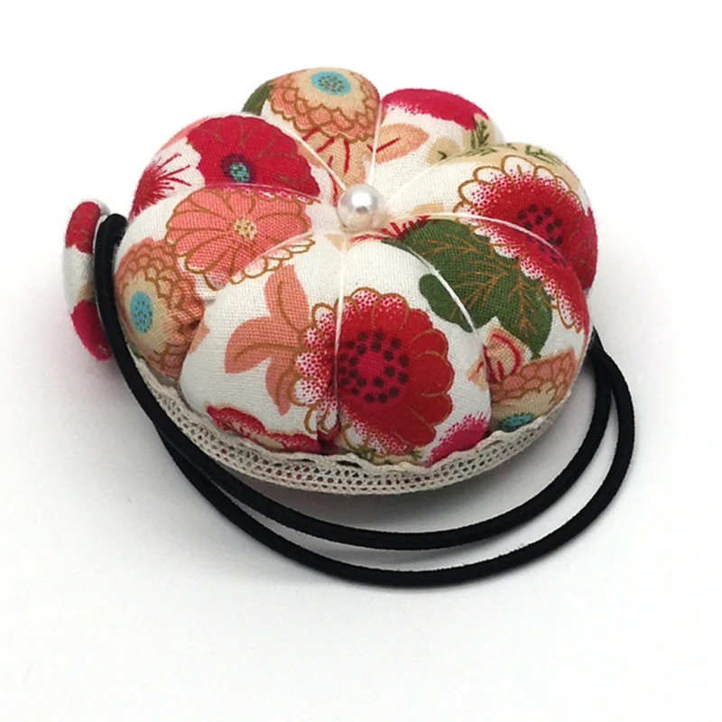 

Mini Round Pincushion Multifunctional Wrist Stitch Pincushion Sewing Machine Wrist Dual-use Pincushion Sewing Accessories