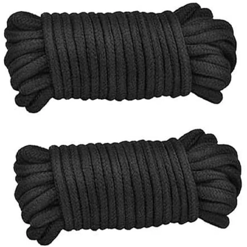JYTOP 2pcs Soft Cotton Rope BDSM Shibari Restraints10M Cord Binding Binder Role Play | Красота и здоровье